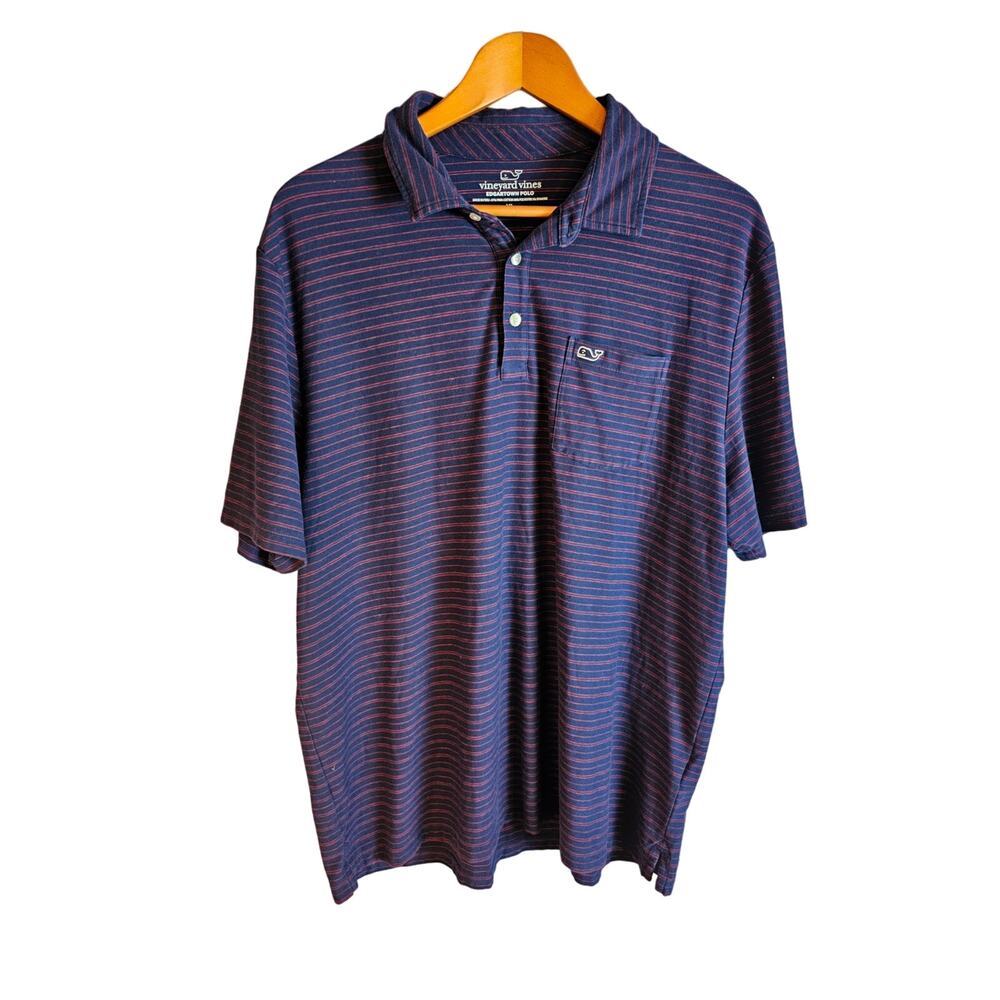 Vineyard Vines Men's Edgartown Pocket Polo Shirt. Supersoft Cotton. Size XL